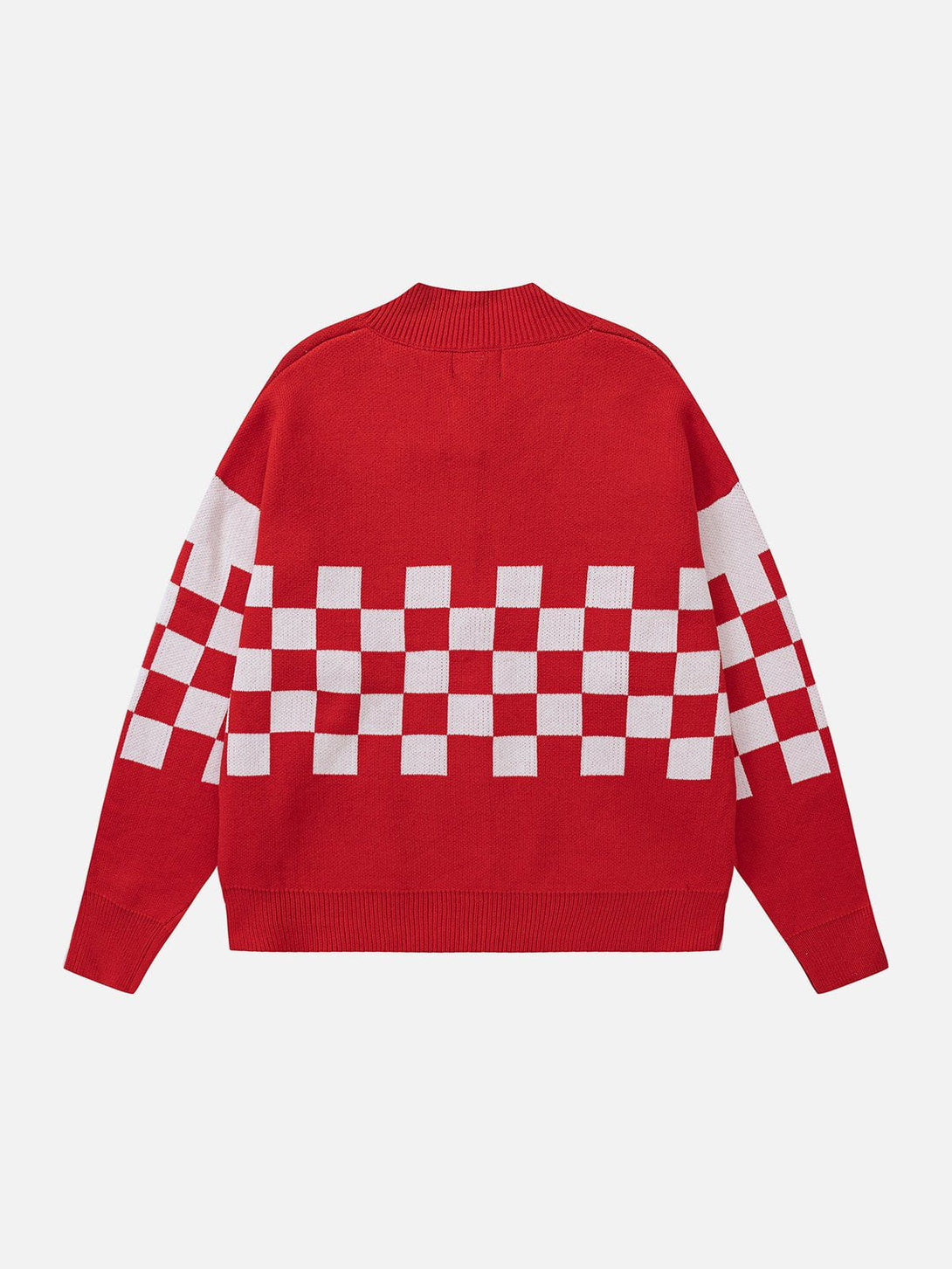 Evapacs - Plaid With Gloves Racing Cardigan- Streetwear Fashion - evapacs.com