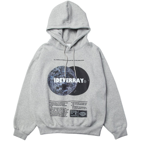 Evapacs - Planet Letter Print Hoodie- Streetwear Fashion - evapacs.com