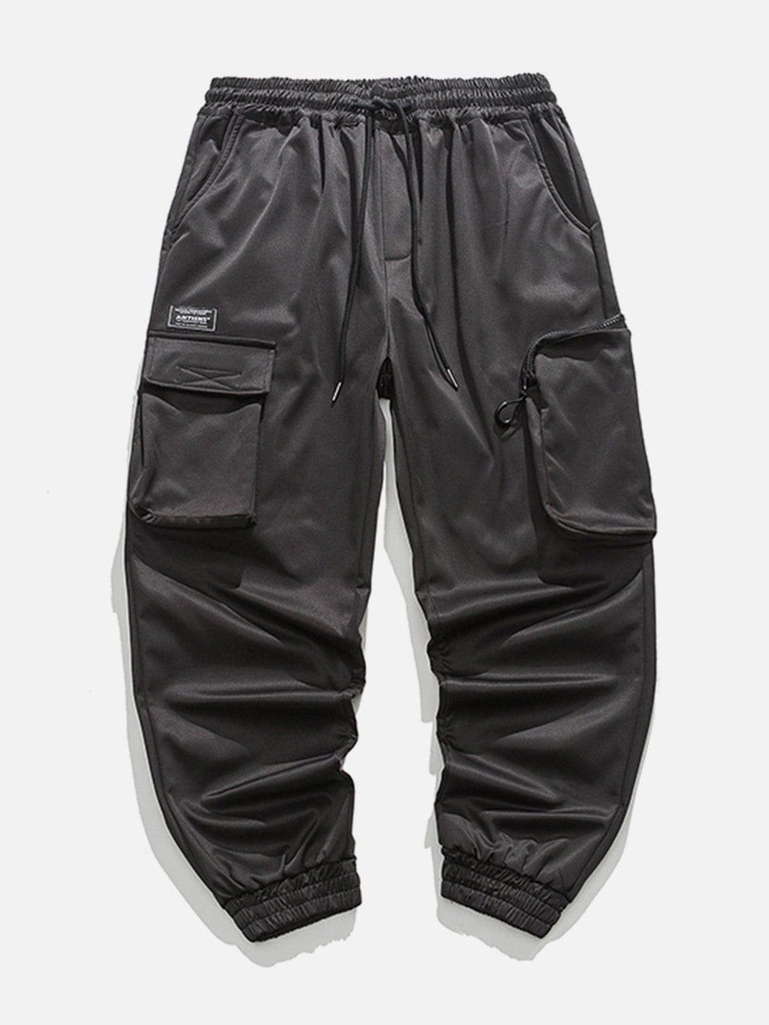 Evapacs - Pocket Letter Print Cargo Pants- Streetwear Fashion - evapacs.com