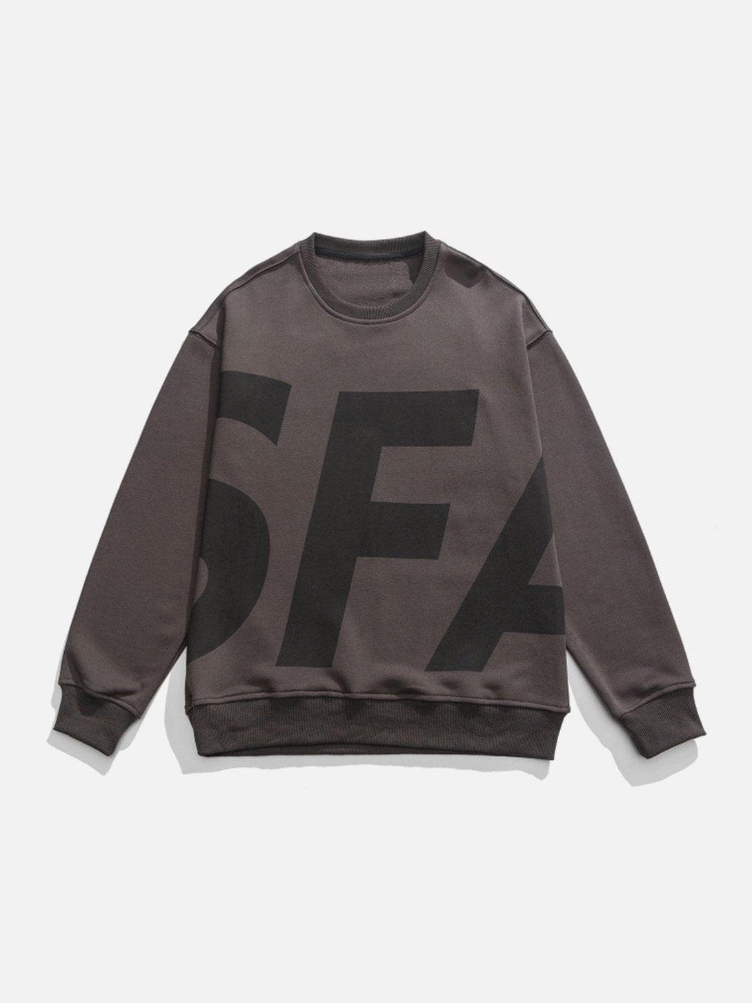 Evapacs - SFA Letter Print Sweatshirt- Streetwear Fashion - evapacs.com