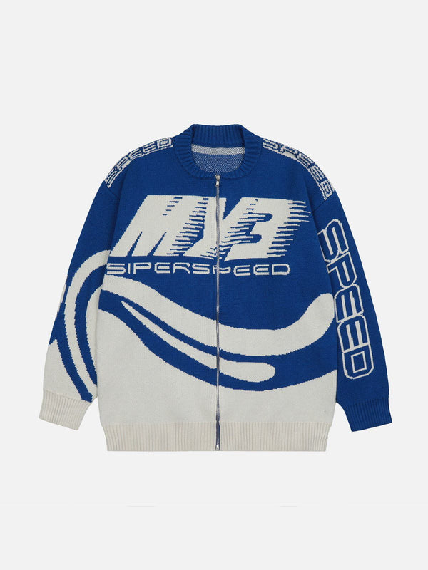 Evapacs - "SPEED" Racing Cardigan- Streetwear Fashion - evapacs.com