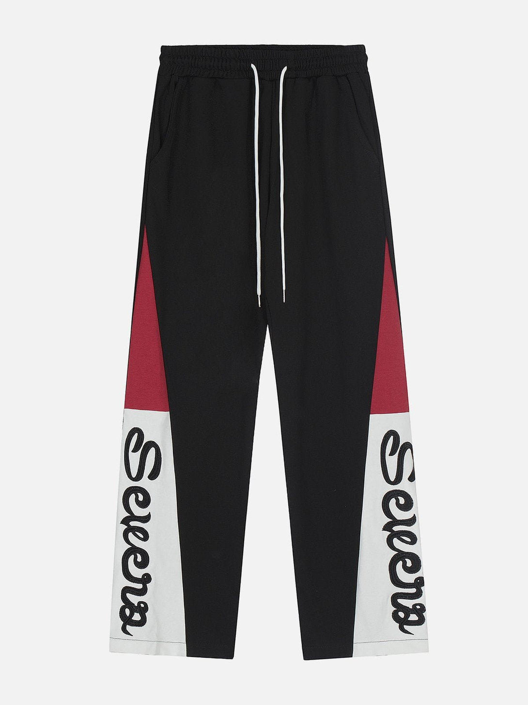 Evapacs - Side Embroidery Letters Sweatpants- Streetwear Fashion - evapacs.com