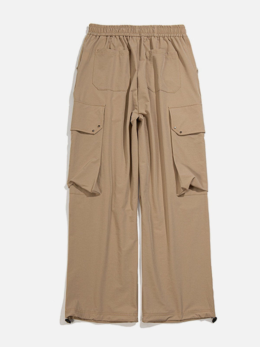 Evapacs - Side Pockets Solid Colour Cargo Pants- Streetwear Fashion - evapacs.com