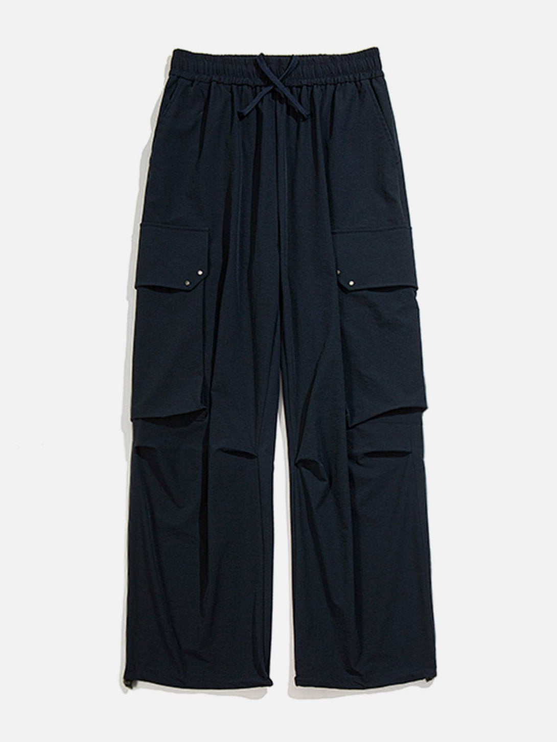 Evapacs - Side Pockets Solid Colour Cargo Pants- Streetwear Fashion - evapacs.com