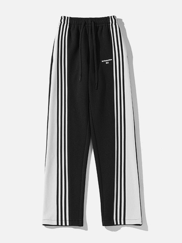 Evapacs - Simple Colorblock Stripe Sweatpants- Streetwear Fashion - evapacs.com