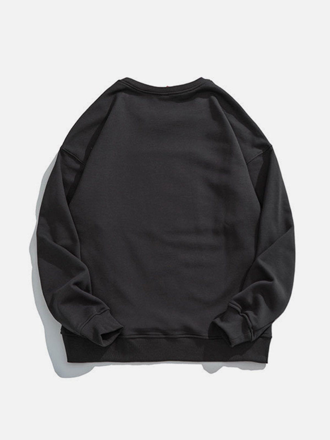 Evapacs - Simple Embossed Bear Sweatshirt- Streetwear Fashion - evapacs.com