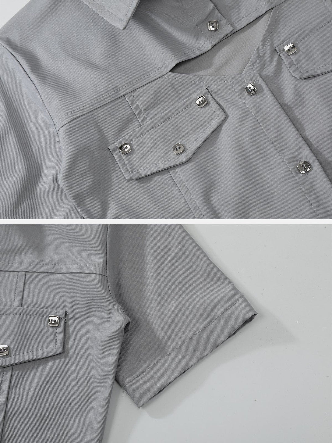 Evapacs - Simple Short Short Sleeve Shirt- Streetwear Fashion - evapacs.com
