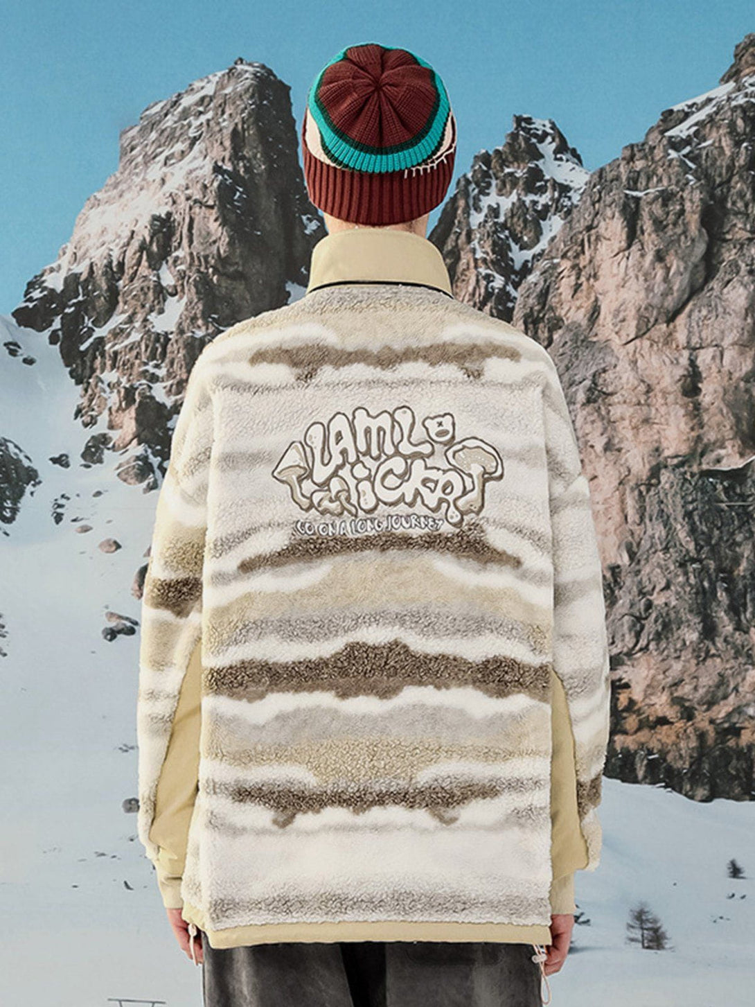 Evapacs - Snow Mountain Tie Dye Sweatshirt- Streetwear Fashion - evapacs.com