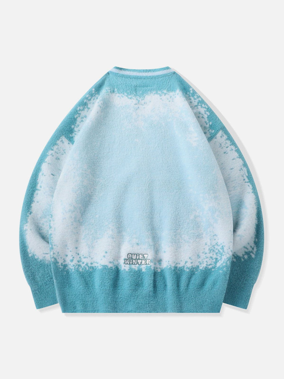 Evapacs - Snow Tie Dye Gradient Cardigan- Streetwear Fashion - evapacs.com