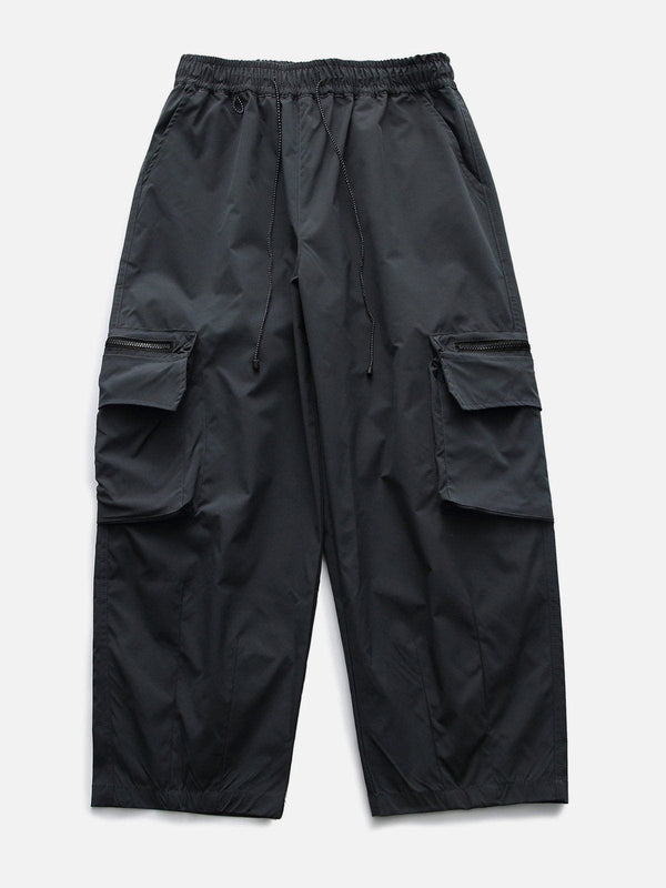 Evapacs - Solid Big Pocket Cargo Pants- Streetwear Fashion - evapacs.com