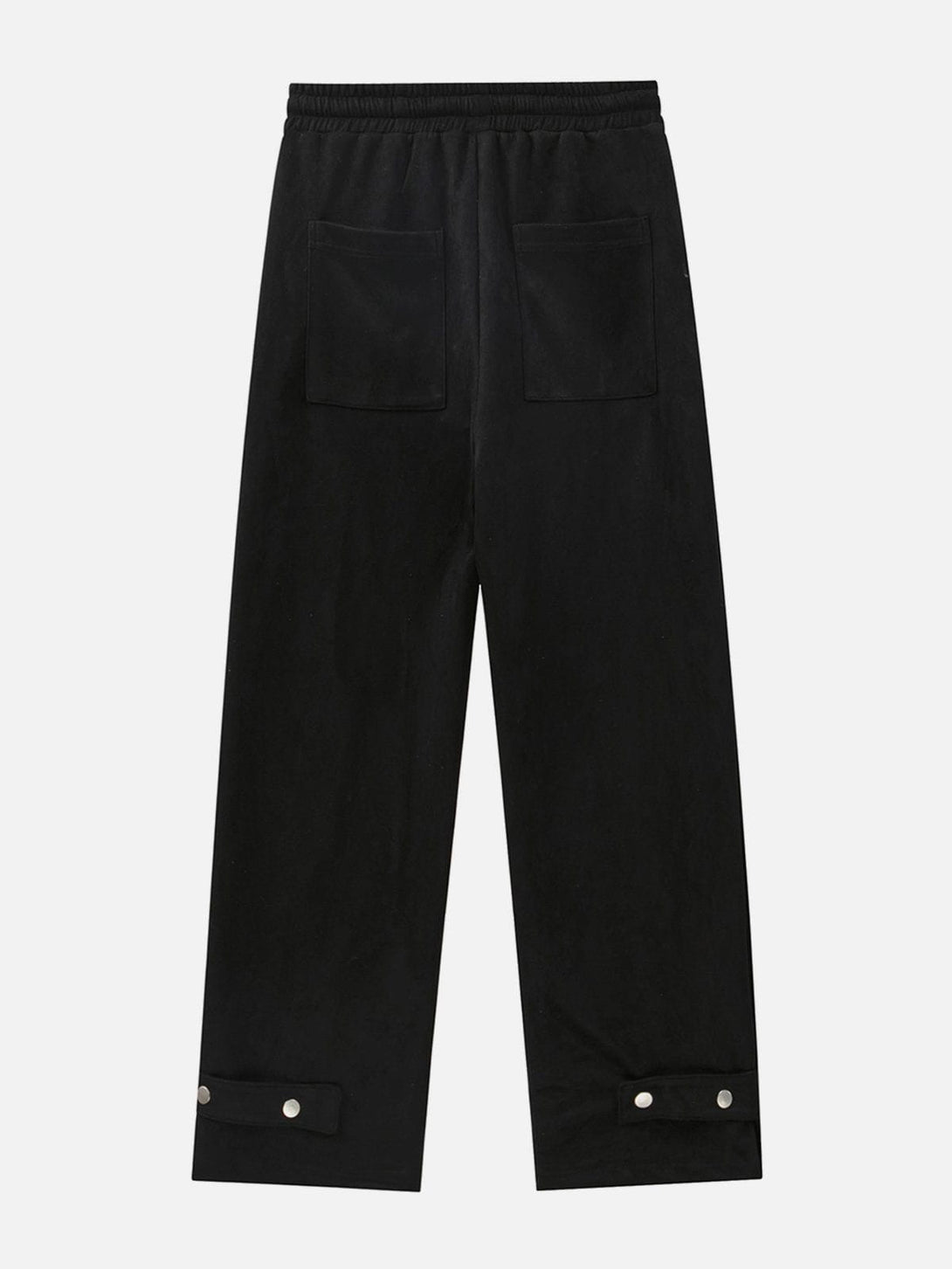 Evapacs - Solid Color Breasted Sweatpants- Streetwear Fashion - evapacs.com