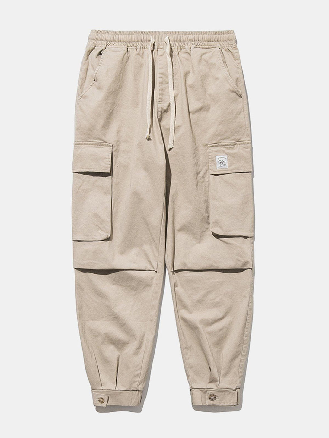 Evapacs - Solid Color Casual Cargo Pants- Streetwear Fashion - evapacs.com