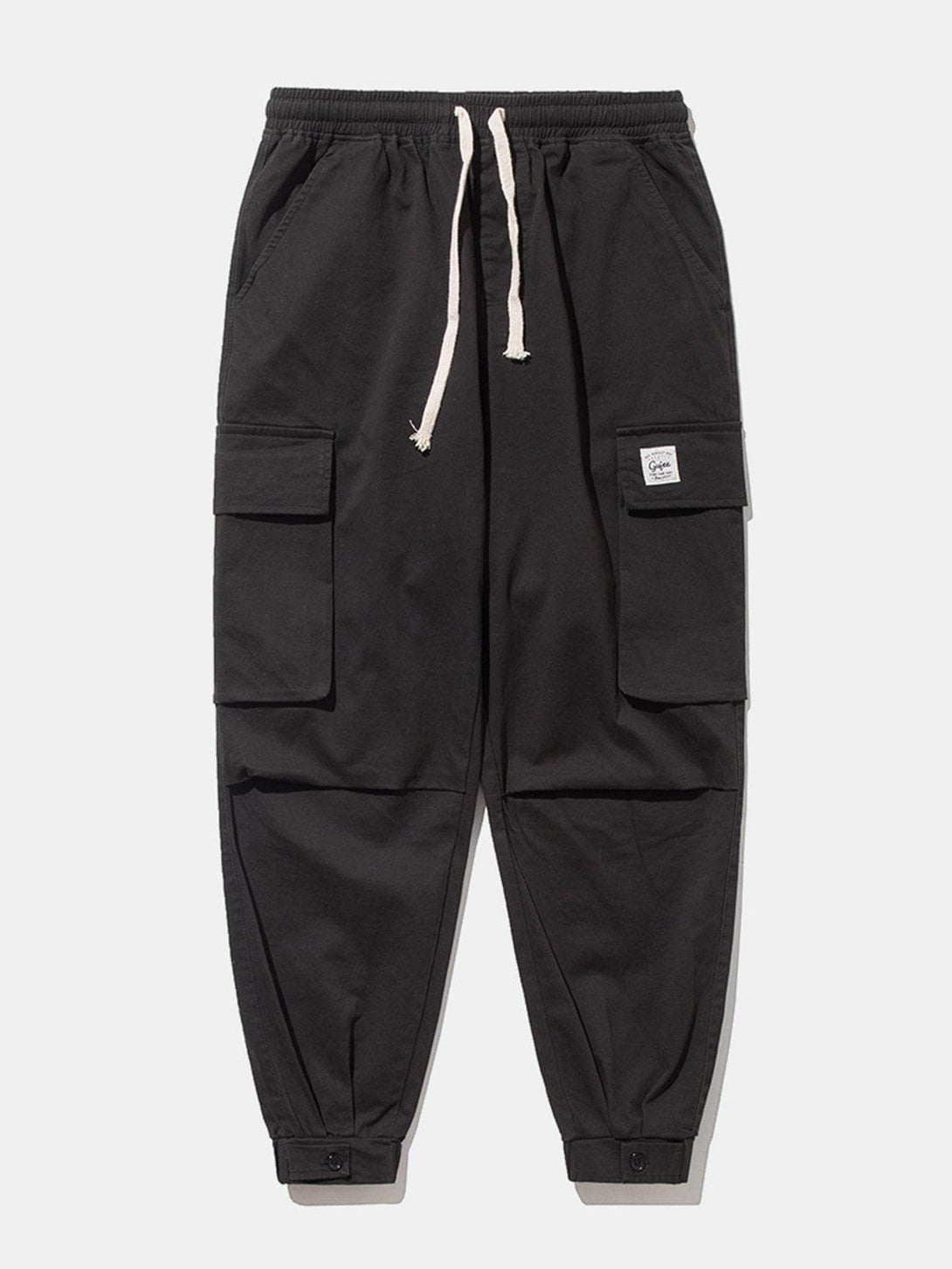 Evapacs - Solid Color Casual Cargo Pants- Streetwear Fashion - evapacs.com