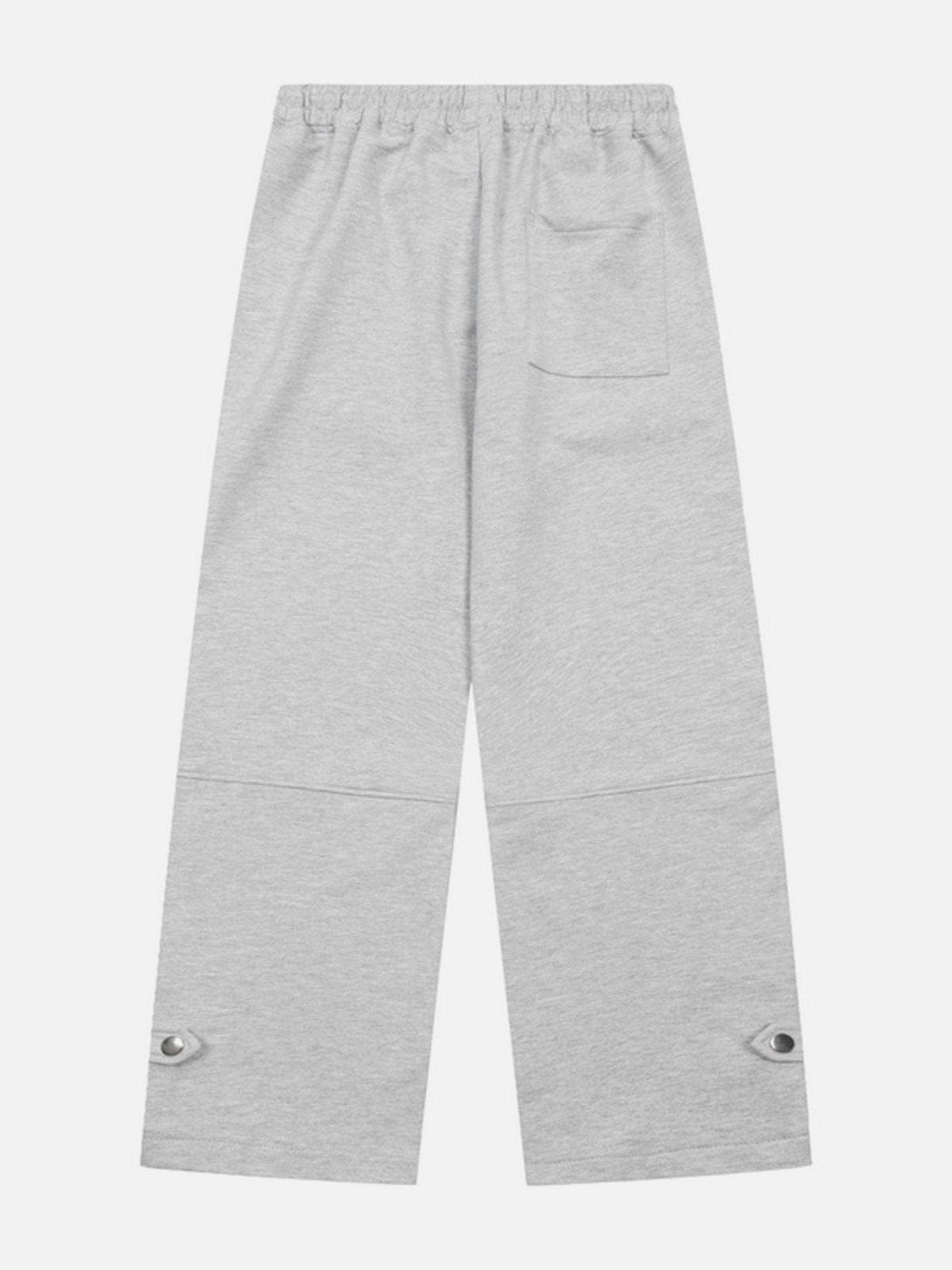 Evapacs - Solid Color Drawstring Sweatpants- Streetwear Fashion - evapacs.com