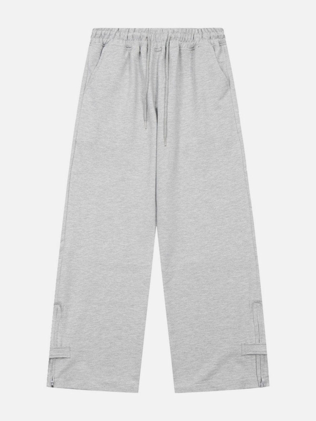 Evapacs - Solid Color Drawstring Sweatpants- Streetwear Fashion - evapacs.com