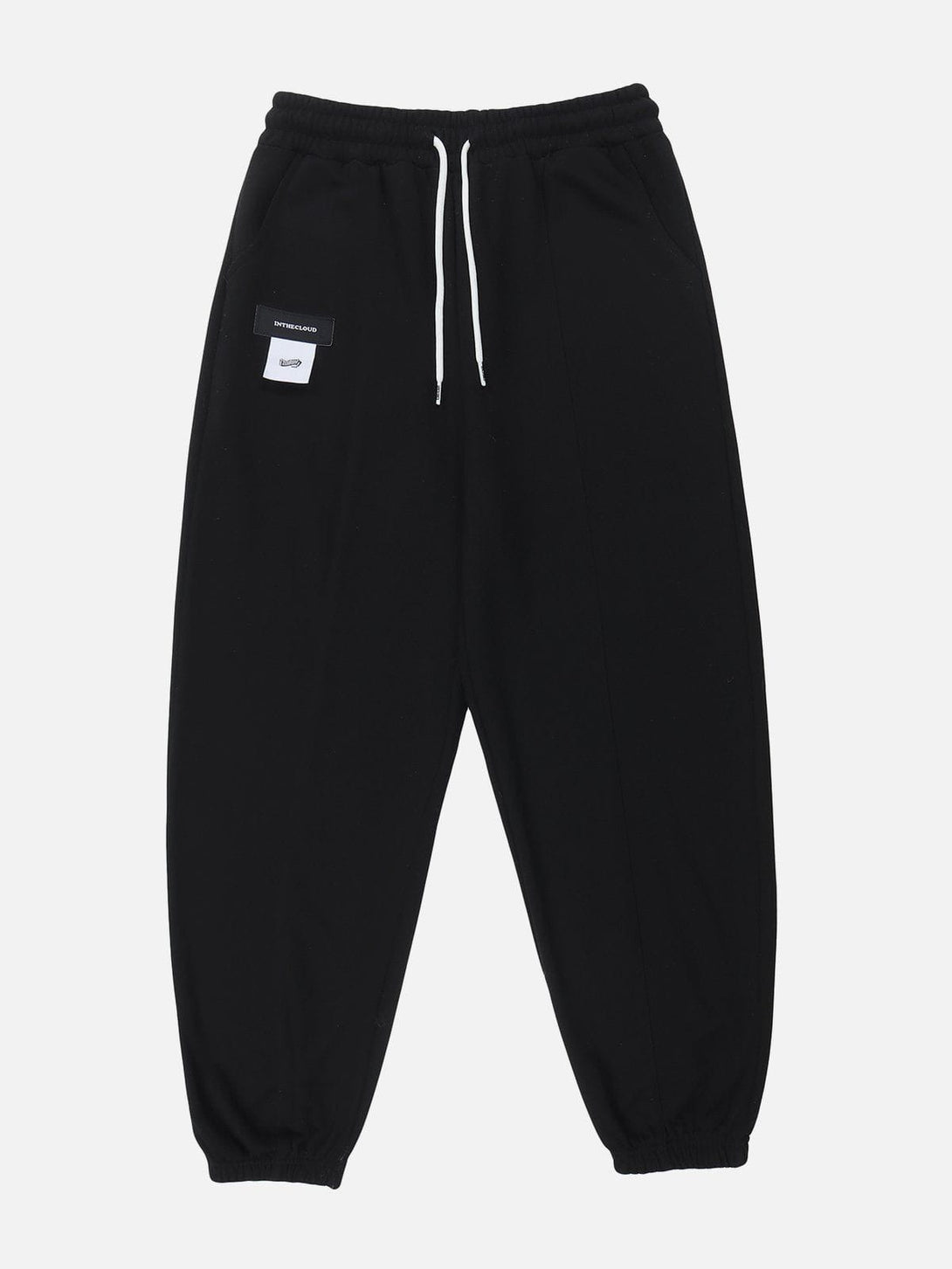 Evapacs - Solid Color Embroidery Sweatpants- Streetwear Fashion - evapacs.com