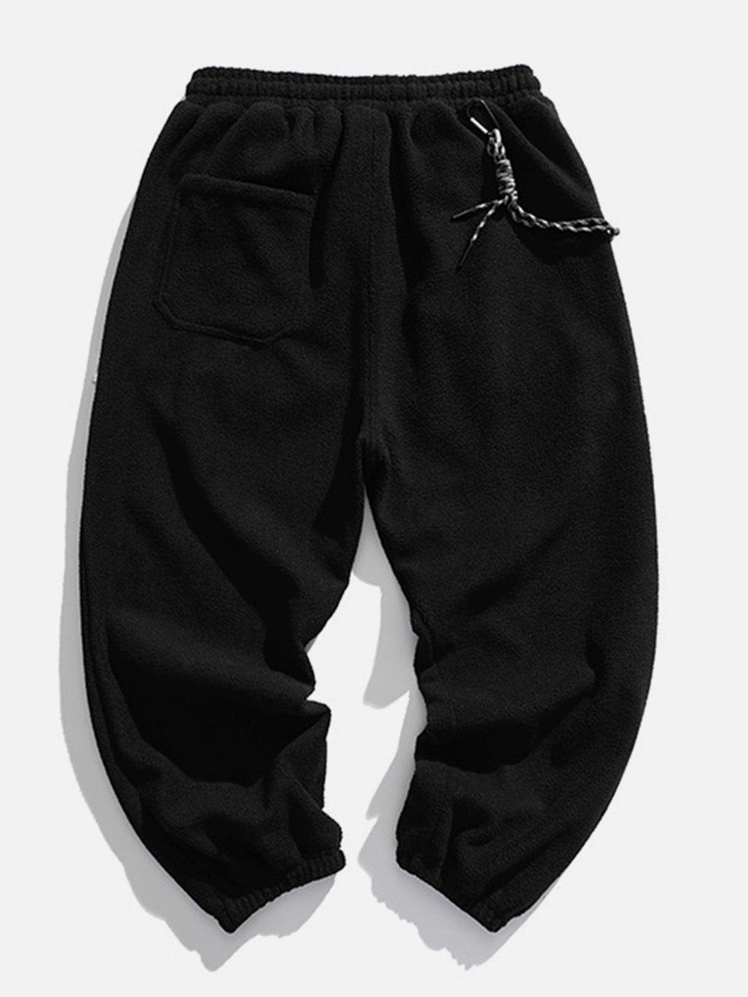 Evapacs - Solid Color Loose Drawstring Sweatpants- Streetwear Fashion - evapacs.com