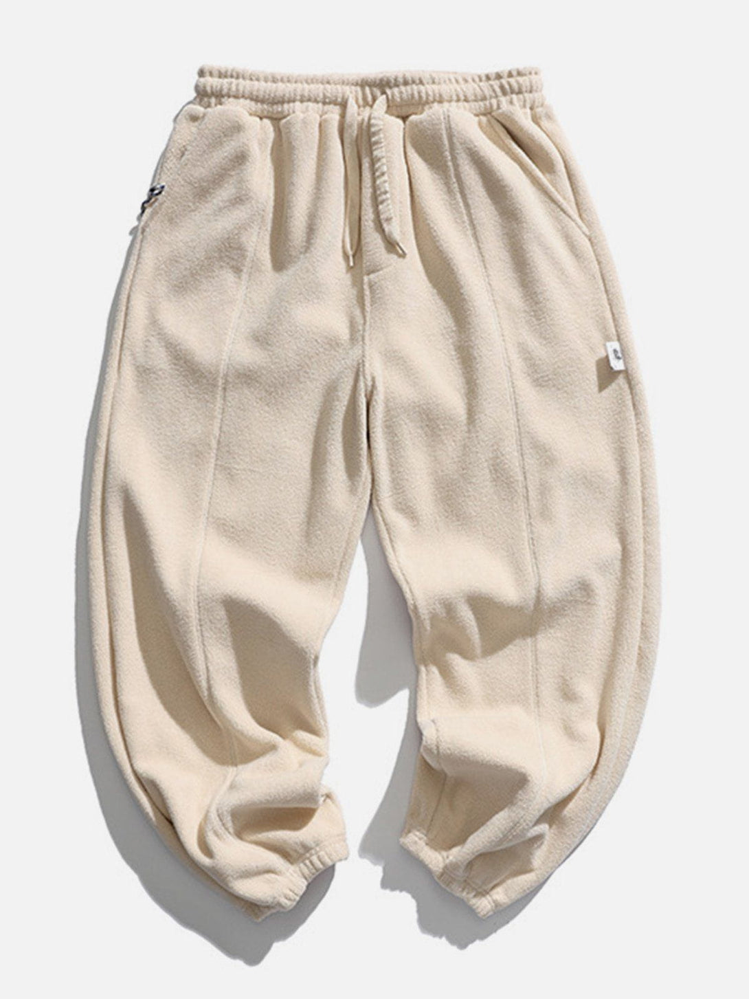 Evapacs - Solid Color Loose Drawstring Sweatpants- Streetwear Fashion - evapacs.com