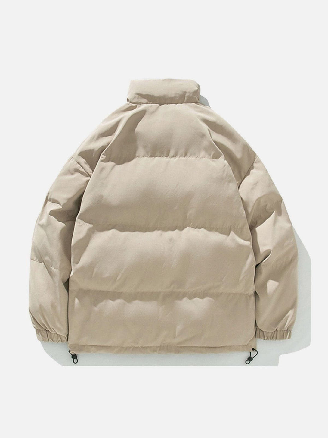 Evapacs - Solid Color Puffer Coat- Streetwear Fashion - evapacs.com