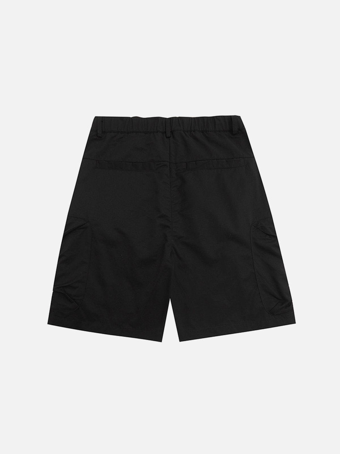 Evapacs - Solid Color Side Zipper Pockets Cargo Shorts- Streetwear Fashion - evapacs.com