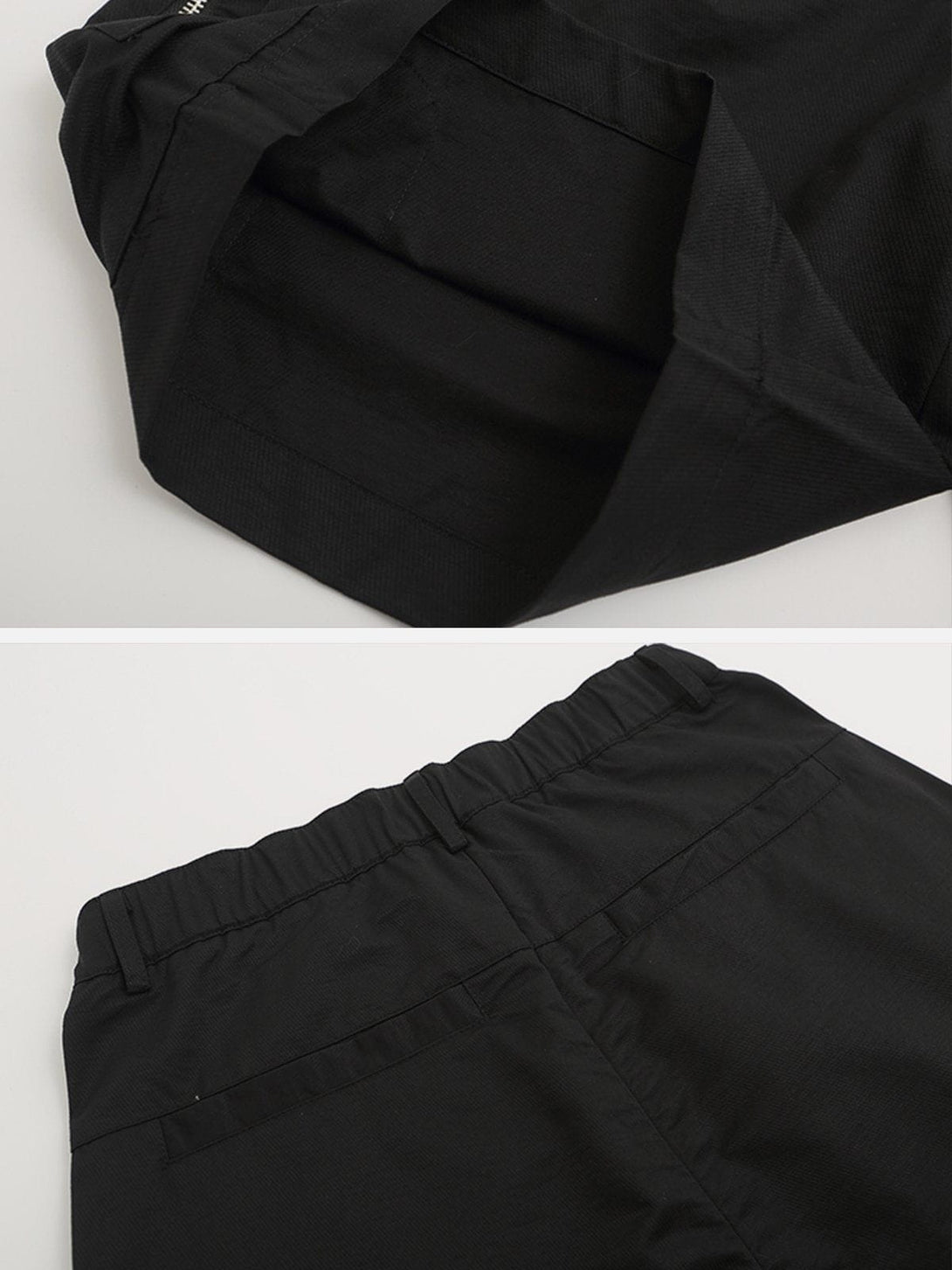 Evapacs - Solid Color Side Zipper Pockets Cargo Shorts- Streetwear Fashion - evapacs.com