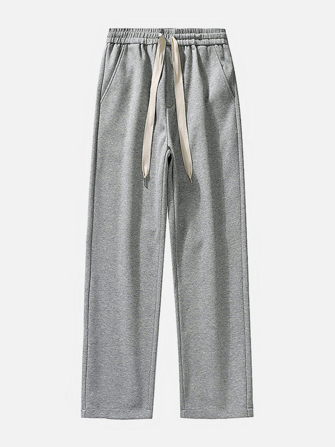 Evapacs - Solid Color Slack Drawstring Pants- Streetwear Fashion - evapacs.com