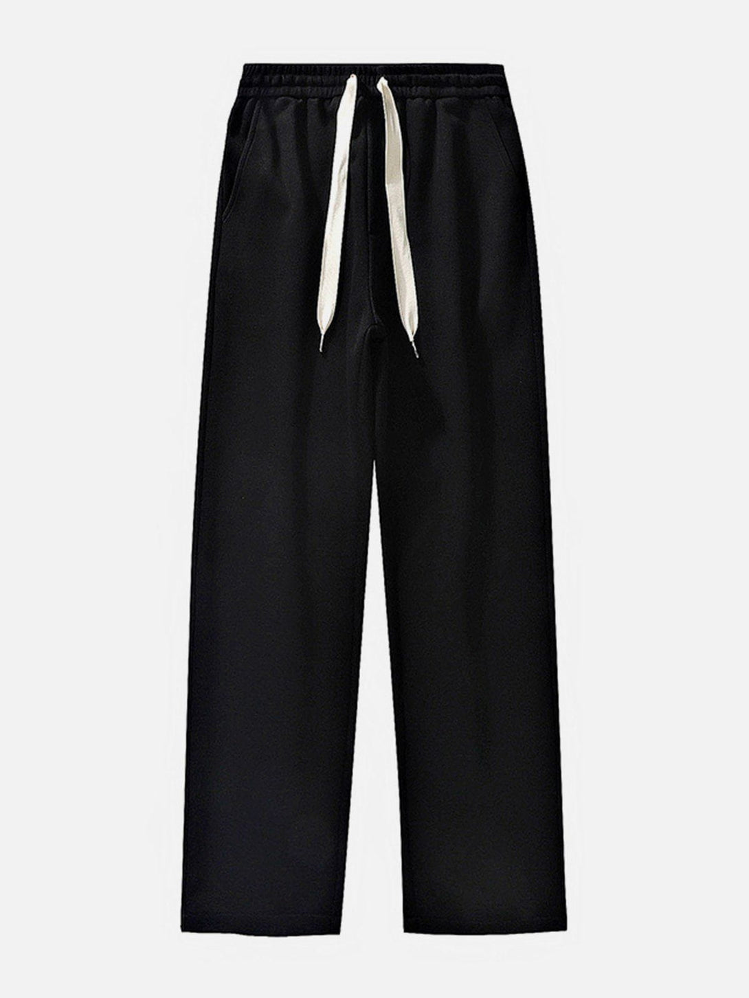 Evapacs - Solid Color Slack Drawstring Pants- Streetwear Fashion - evapacs.com