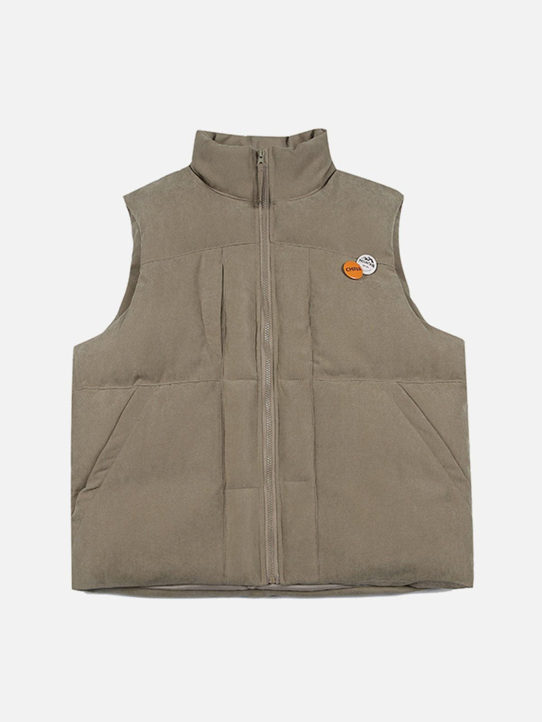 Evapacs - Solid Color Stand Gilet- Streetwear Fashion - evapacs.com