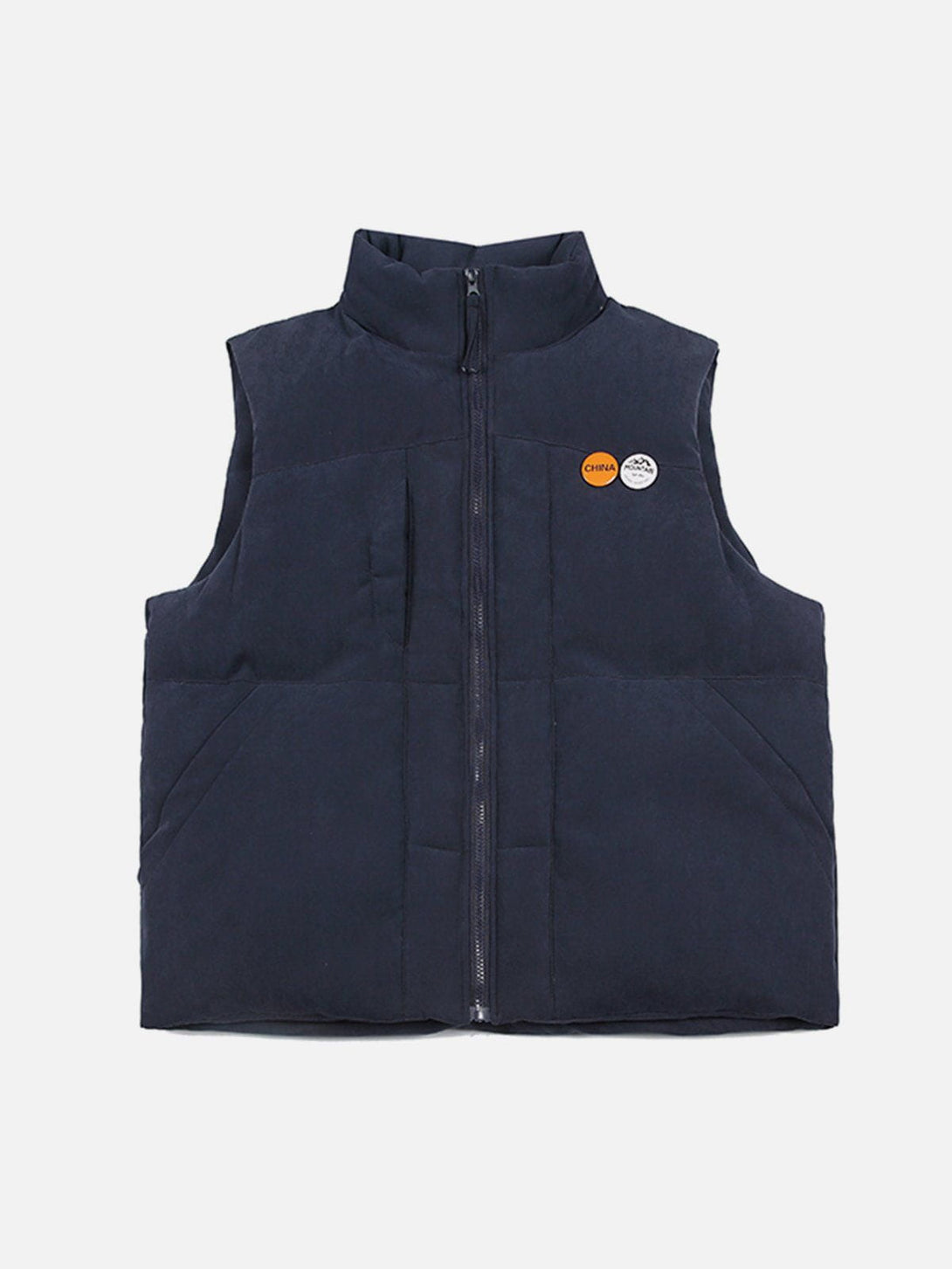 Evapacs - Solid Color Stand Gilet- Streetwear Fashion - evapacs.com