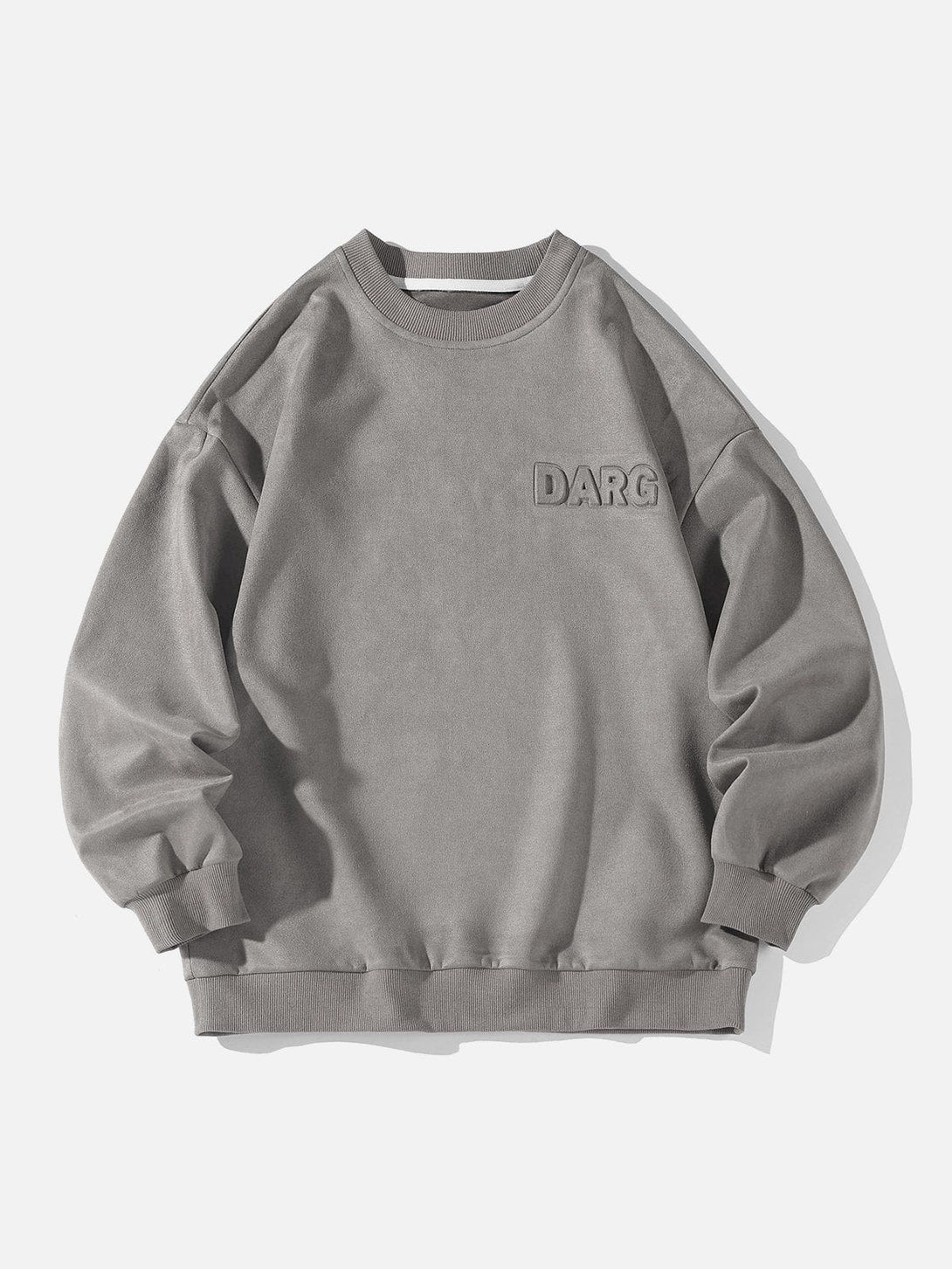 Evapacs - Solid Color Suede Sweatshirt- Streetwear Fashion - evapacs.com