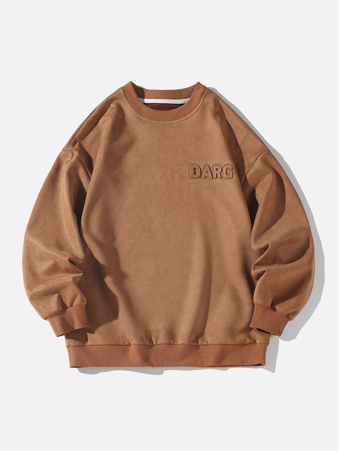 Evapacs - Solid Color Suede Sweatshirt- Streetwear Fashion - evapacs.com