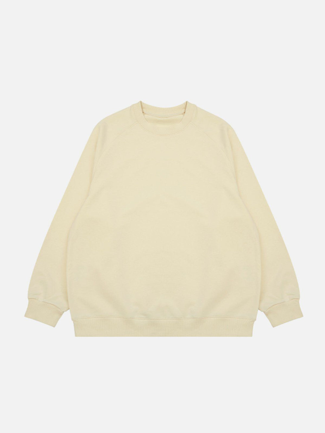 Evapacs - Solid Color Sweatshirt- Streetwear Fashion - evapacs.com