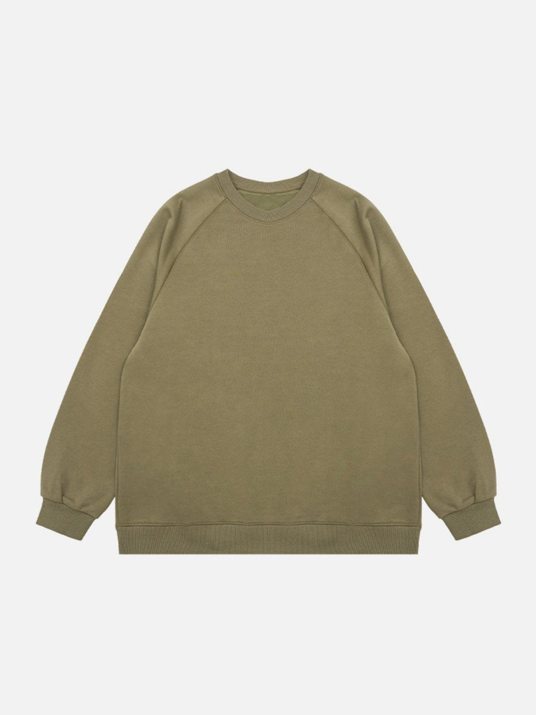 Evapacs - Solid Color Sweatshirt- Streetwear Fashion - evapacs.com