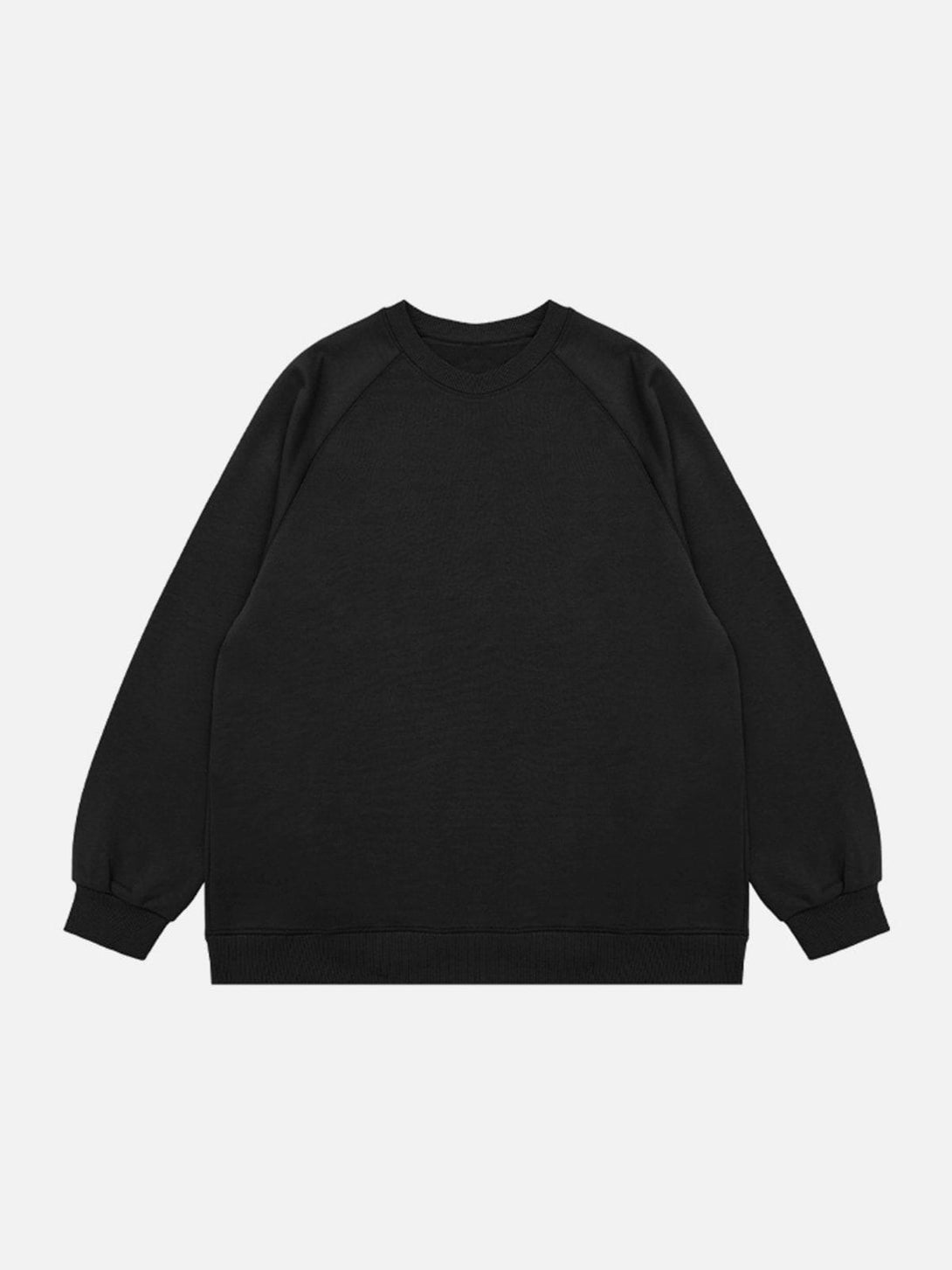 Evapacs - Solid Color Sweatshirt- Streetwear Fashion - evapacs.com