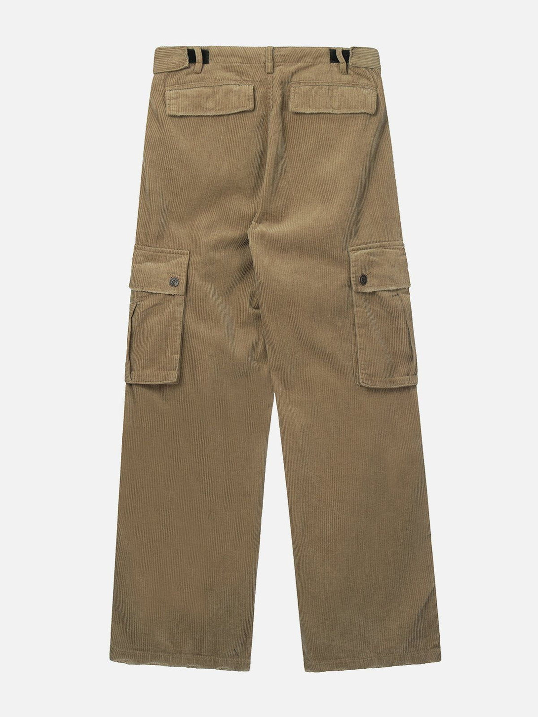 Evapacs - Solid Corduroy Multi Pocket Cargo Pants- Streetwear Fashion - evapacs.com