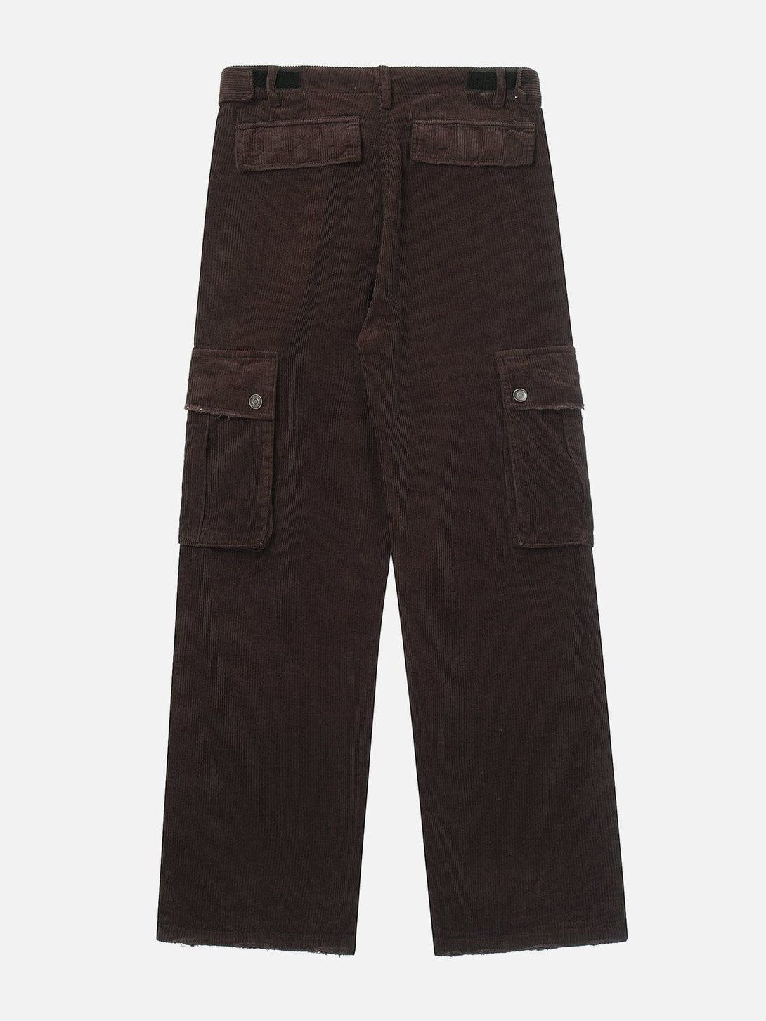 Evapacs - Solid Corduroy Multi Pocket Cargo Pants- Streetwear Fashion - evapacs.com