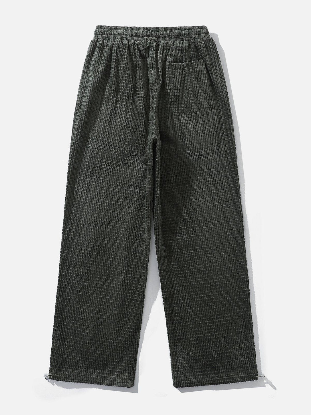 Evapacs - Solid Corduroy Waffle Pants- Streetwear Fashion - evapacs.com