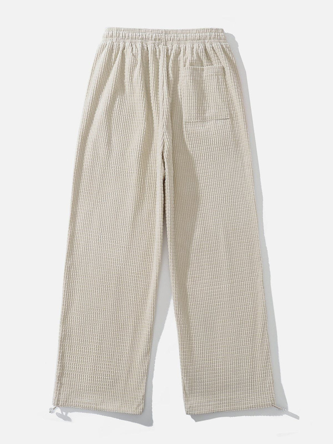 Evapacs - Solid Corduroy Waffle Pants- Streetwear Fashion - evapacs.com