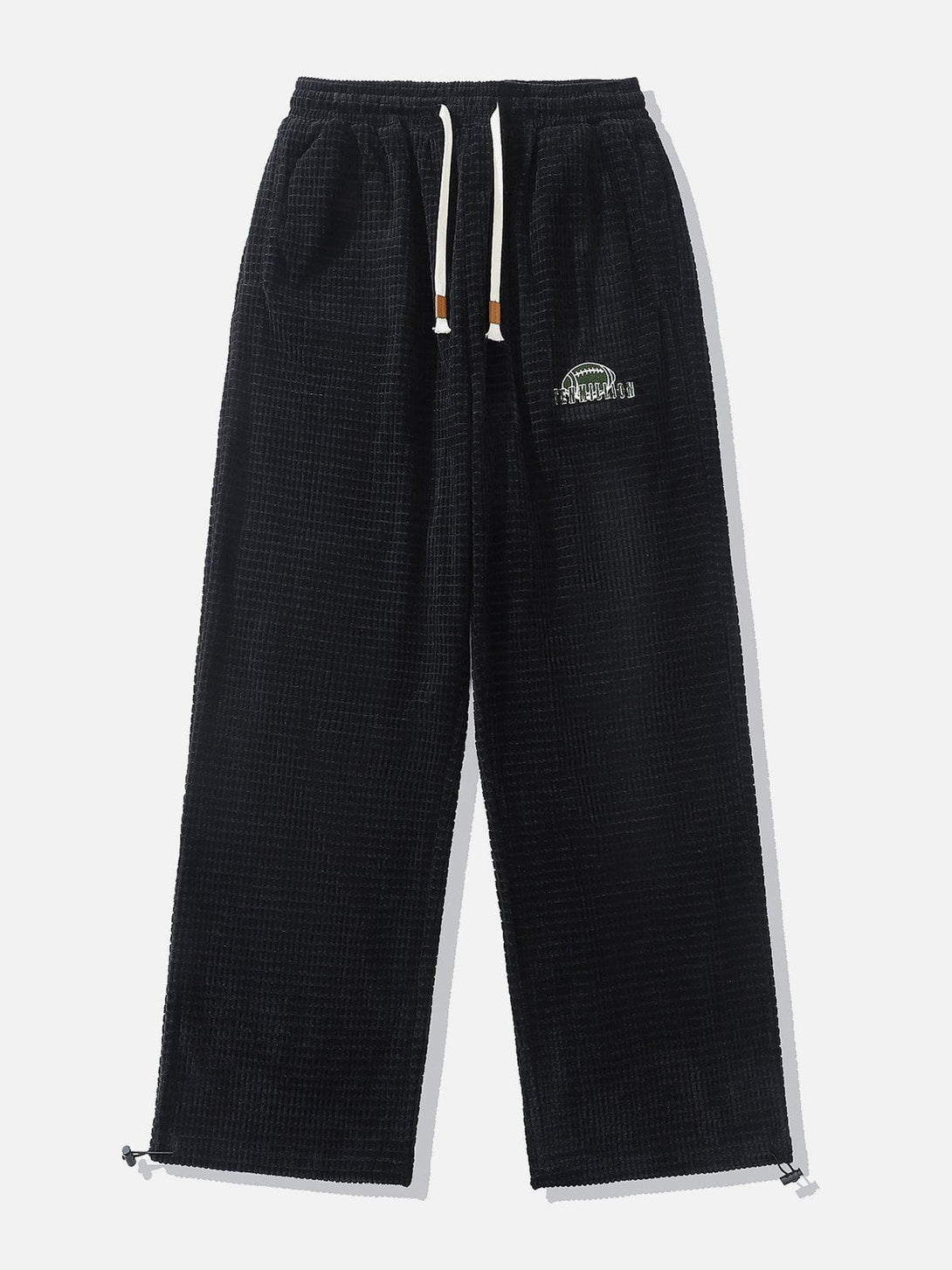 Evapacs - Solid Corduroy Waffle Pants- Streetwear Fashion - evapacs.com