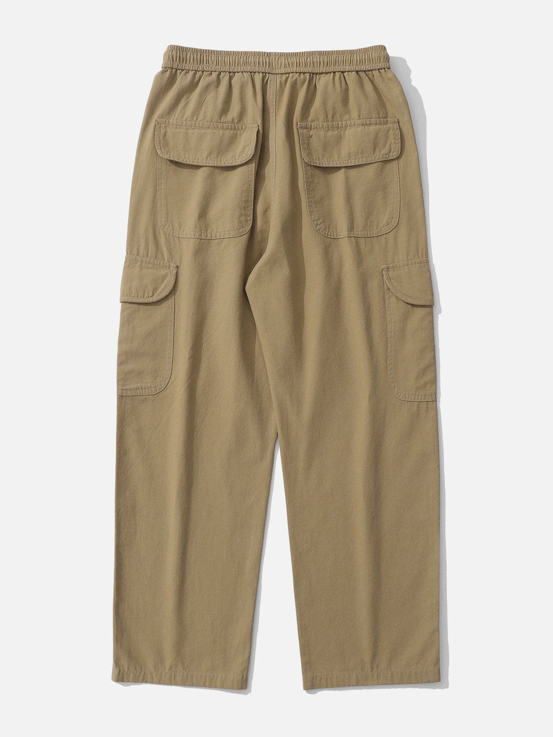 Evapacs - Solid Large Multi-Pocket Cargo Pants- Streetwear Fashion - evapacs.com