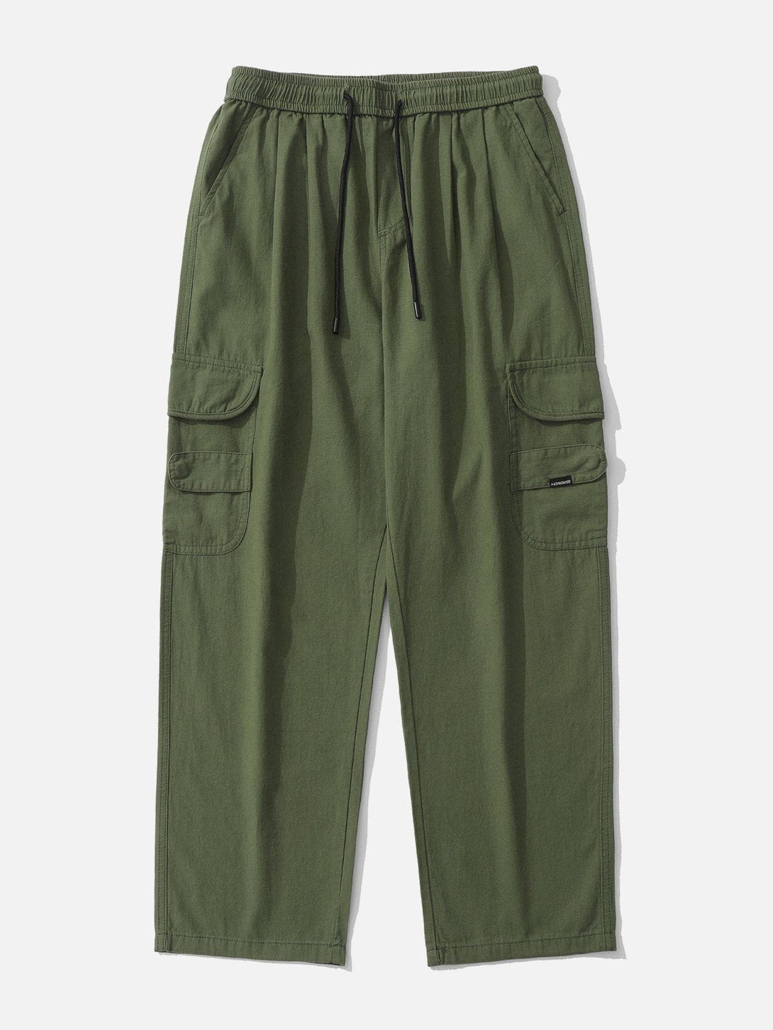 Evapacs - Solid Large Multi-Pocket Cargo Pants- Streetwear Fashion - evapacs.com