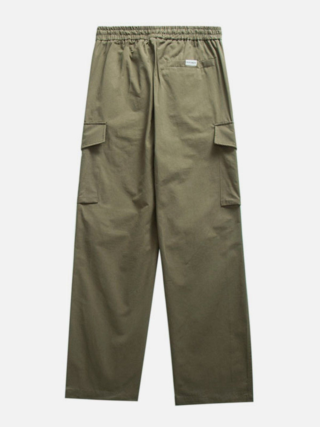 Evapacs - Solid Large Pocket Casual Cargo Pants- Streetwear Fashion - evapacs.com