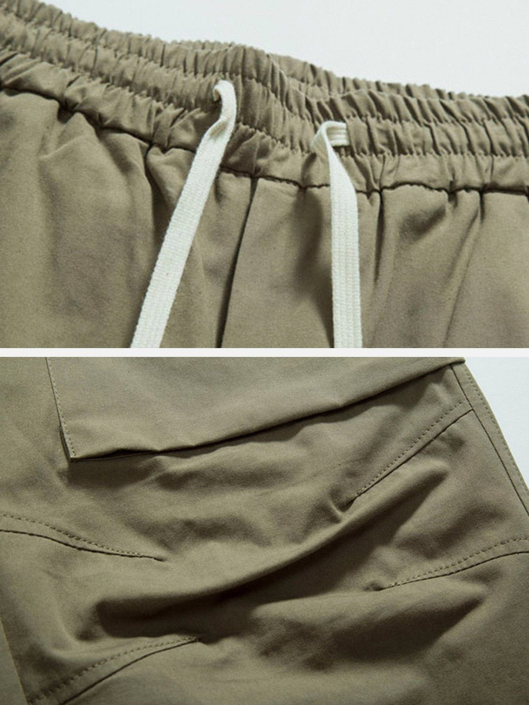 Evapacs - Solid Large Pocket Casual Cargo Pants- Streetwear Fashion - evapacs.com