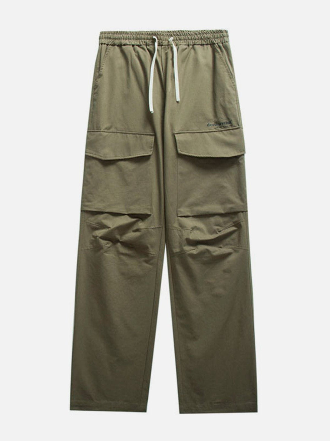 Evapacs - Solid Large Pocket Casual Cargo Pants- Streetwear Fashion - evapacs.com