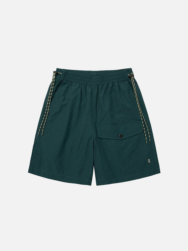 Evapacs - Solid Side Drawstring Shorts- Streetwear Fashion - evapacs.com