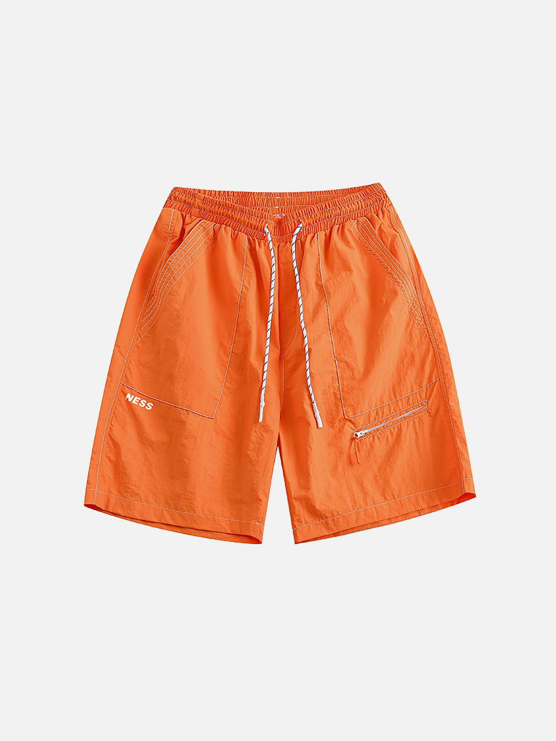 Evapacs - Solid Stripe Drawstring Shorts- Streetwear Fashion - evapacs.com