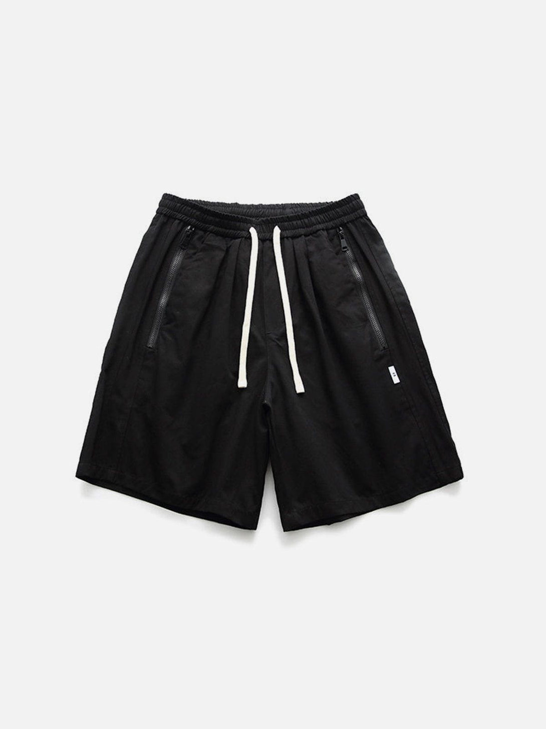 Evapacs - Solid Zip Up Pocket Shorts- Streetwear Fashion - evapacs.com