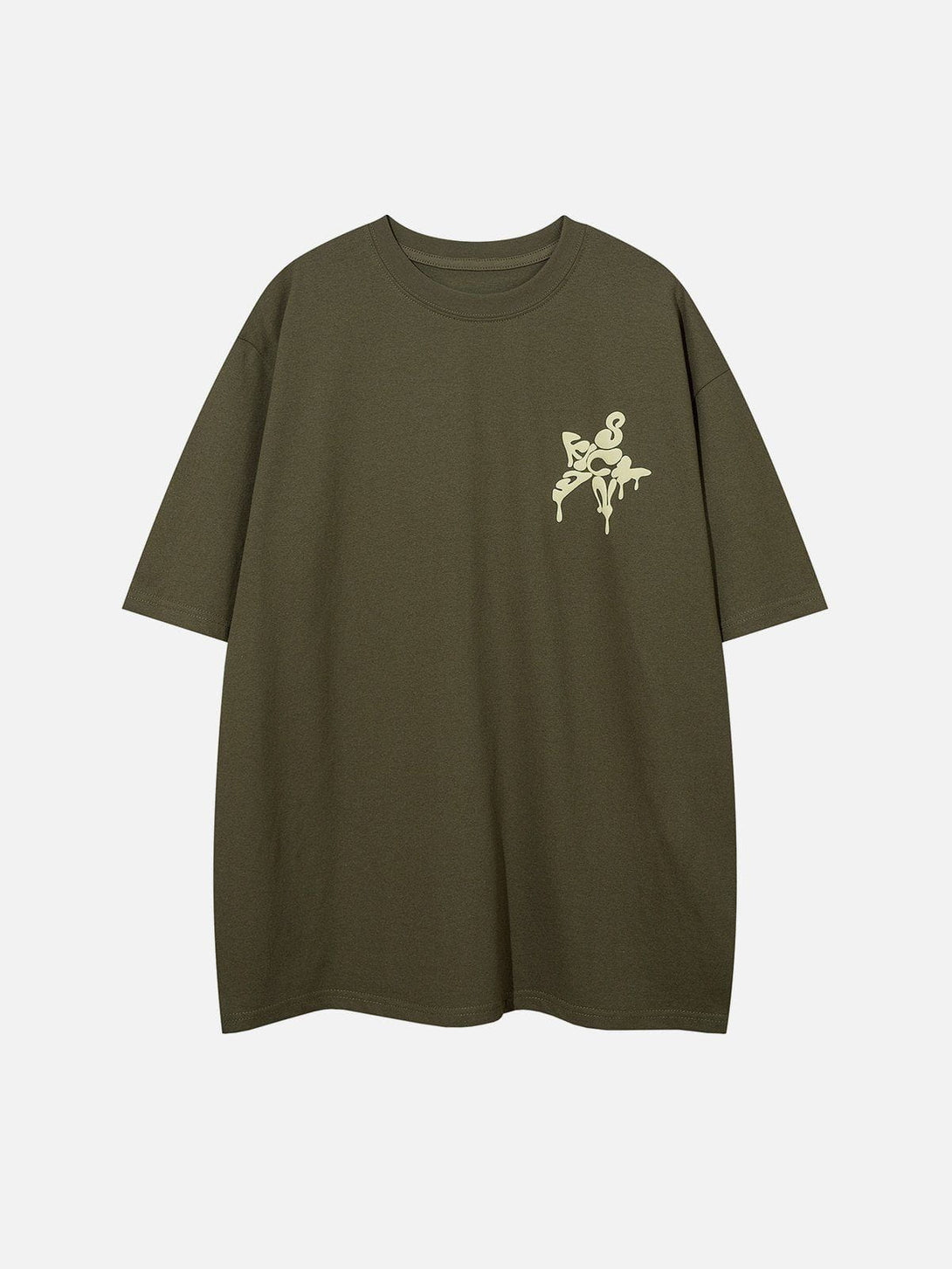 Evapacs - Star Foam Print Tee- Streetwear Fashion - evapacs.com