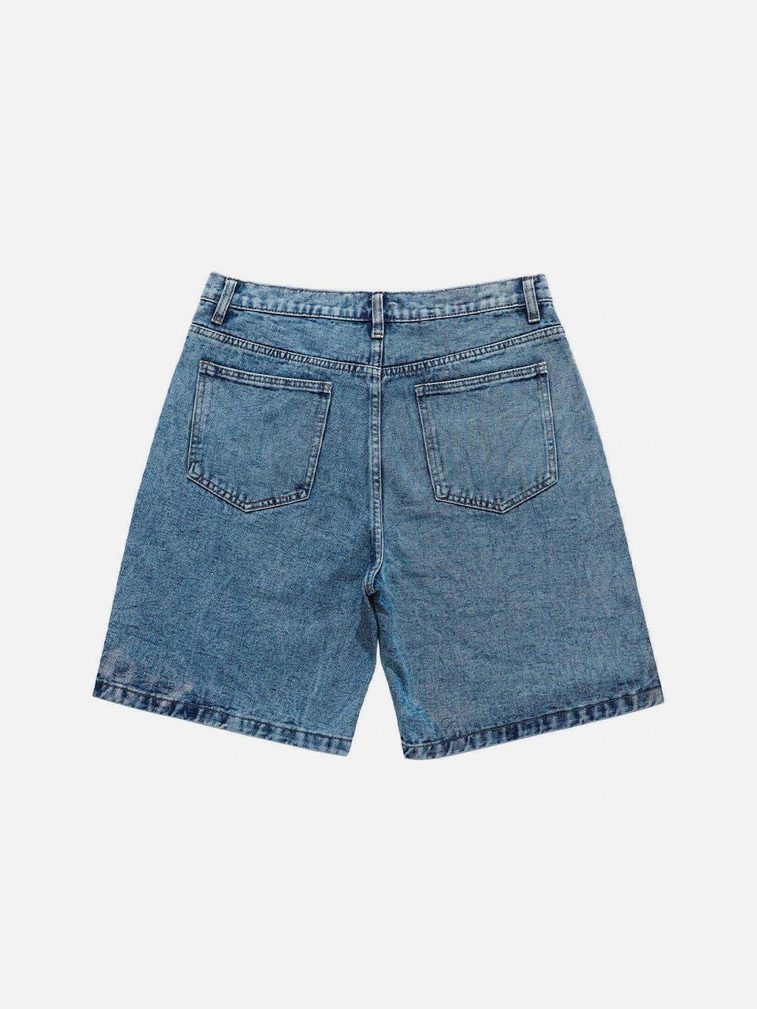 Evapacs - Star Patchwork Denim Shorts- Streetwear Fashion - evapacs.com