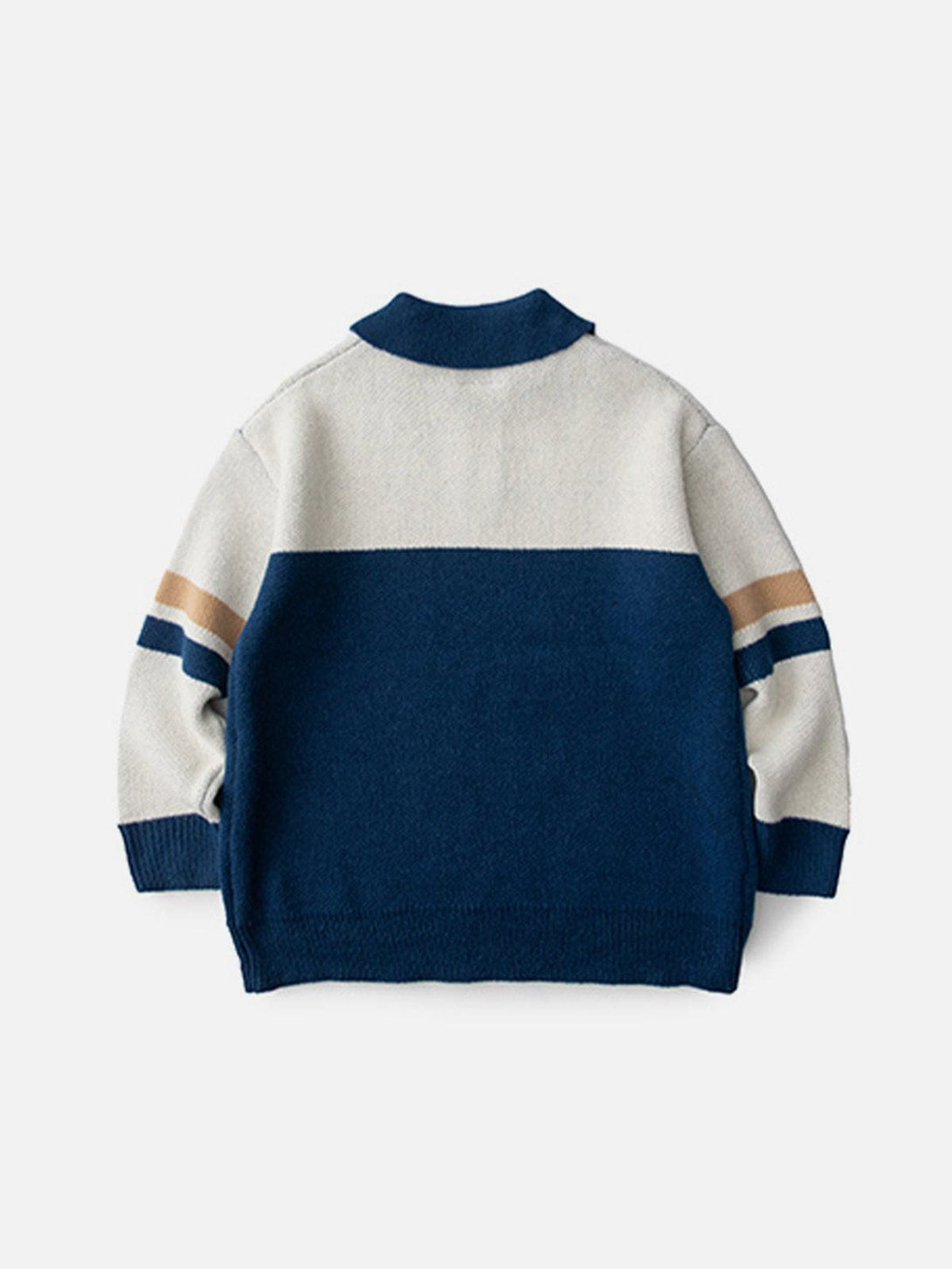 Evapacs - Stars Knit Polo Sweater- Streetwear Fashion - evapacs.com